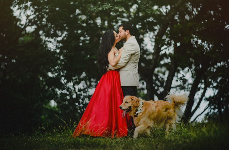 Campeche boda pareja fotografo boda mascota perro novios Amor Fuerte San Miguel amor